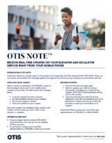 Otis Note Fact Sheet